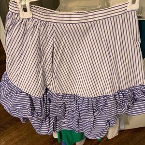J. Crew ruffled skirt